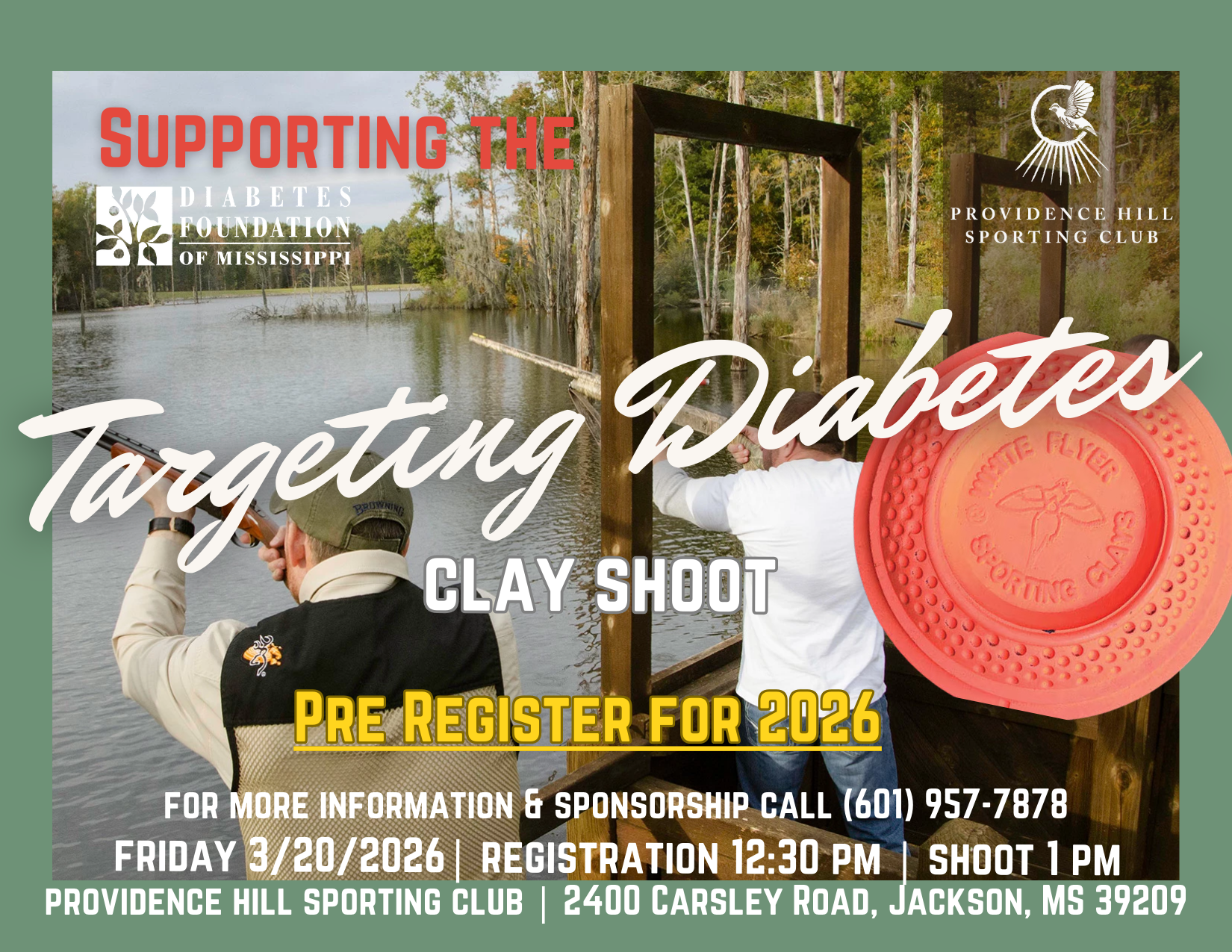 Clay Shoot - Save the Date 2026